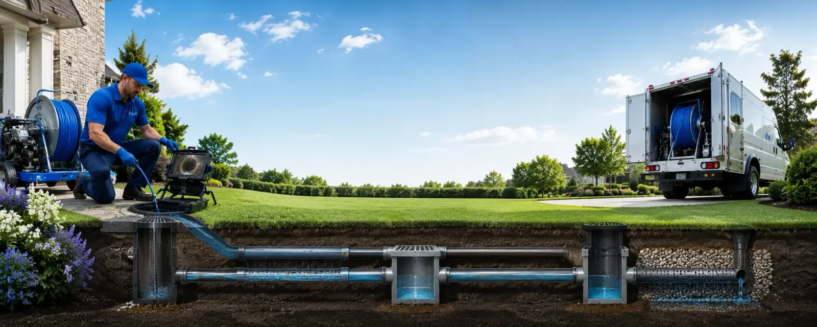 Outdoor drain cleaning information for Johnsburg, NY
